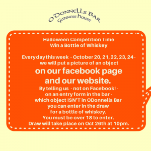 Halloween Competition at ODonnells of Cliffoney